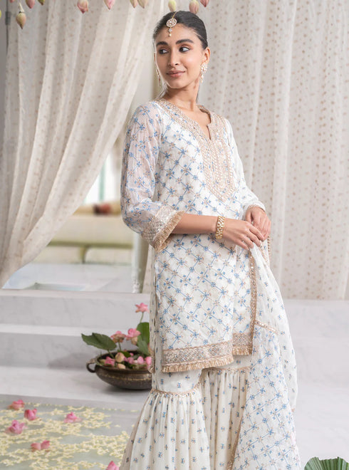 Makhna Kurta with Makhna Garara